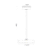 ABAJUR SPOTLINE 1142/1 MIDDLE PRETO Ø12X27CM ALUMINIO 3000K 1,5W DIMER - Imagem 2