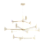 PENDENTE SPOTLINE 1224/12 DRONE CHAMPAGNE Ø78X63 12XG9 - Imagem 2