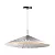 PENDENTE SPOTLINE 1225/30 TOKYO Ø55X20CM 2M D/CABO ALUMÍNIO PRETO CÚPULA CINZA 3000K 12W - Imagem 1