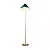 COLUNA SPOTLINE 1226/24 TOKYO Ø36X148CM ALUMÍNIO DOURADO CÚPULA VERDE  3000K 12W - Imagem 1