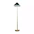COLUNA SPOTLINE 1226/24 TOKYO Ø36X148CM ALUMÍNIO DOURADO CÚPULA VERDE  3000K 12W - Imagem 2