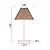 ABAJUR SPOTLINE 1227/16 TOKYO Ø23X41CM ALUMÍNIO DOURADO CÚPULA VERDE 3000K 5W - Imagem 2