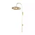 ARANDELA SPOTLINE 1222/31 CLAIRE 105X44CM ALUMÍNIO CHAMPAGNE 3000K 5W - Imagem 1
