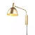 ARANDELA SPOTLINE 1157/1 NOVEL C/RABICHO 20X32CM ALUMÍNIO CHAMPAGNE 1XGU10 - Imagem 1