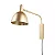 ARANDELA SPOTLINE 1157/1 NOVEL C/RABICHO 20X32CM ALUMÍNIO CHAMPAGNE 1XGU10 - Imagem 2