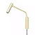 ARANDELA SPOTLINE 1155/1 ARK C/RABICHO 22X23CM ALUMÍNIO CHAMPAGNE 2W 3000K - Imagem 2