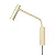 ARANDELA SPOTLINE 1155/1 ARK C/RABICHO 22X23CM ALUMÍNIO CHAMPAGNE 2W 3000K - Imagem 1