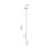 PENDENTE SPOTLINE 1180/2 DUETTO 100CM ALUMÍNIO CHAMPAGNE 2XMR11 - Imagem 3