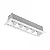 SPOT SPOTLINE 1152/5 5 FOCOS EMBUTIR POINT 5X5X15CM ALUMÍNIO BRANCO 10W 3000K - Imagem 2