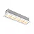 SPOT SPOTLINE 1152/5 5 FOCOS EMBUTIR POINT 5X5X15CM ALUMÍNIO BRANCO 10W 3000K - Imagem 1