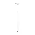 PENDENTE SPOTLINE 1199/1 TUBO MOD SLIM Ø5X30CM ALUMÍNIO BRANCO 2W 3000K - Imagem 2