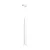 PENDENTE SPOTLINE 1199/1 TUBO MOD SLIM Ø5X30CM ALUMÍNIO BRANCO 2W 3000K - Imagem 1