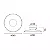 ARANDELA SPOTLINE 1117/24 DOT Ø24X5,5CM ALUMÍNIO DOURADO 12W 3000K - Imagem 2