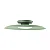 PLAFON SPOTLINE 1118/24 DOT Ø24X5,5CM ALUMÍNIO VERDE BIO 12W 3000K - Imagem 1