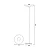 COLUNA SPOTLINE 1119/1 DOT Ø33X160CM ALUMÍNIO DOURADO FOSCO 12W 3000K - Imagem 2