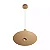 PENDENTE SPOTLINE 1096/1 RIO Ø20X14,5CM METAL DOURADO FOSCO 5W 3000K - Imagem 1