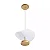 PENDENTE SPOTLINE 1070/27 UP Ø27X14CM ALUMÍNIO DOURADO FOSCO 18W 3000K - Imagem 1