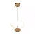 PENDENTE SPOTLINE 1070/27 UP Ø27X14CM ALUMÍNIO DOURADO FOSCO 18W 3000K - Imagem 2