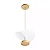 PENDENTE SPOTLINE 1070/40 UP Ø40X14CM ALUMÍNIO DOURADO FOSCO 22W 3000K - Imagem 1