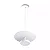PENDENTE SPOTLINE 1067/40 SLICE Ø27X14CM 2M D/ CABO ALUMÍNIO BRANCO 18W 3000K - Imagem 2