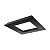 PLAFON SPOTLINE 1053/32 SOBREPOR INFINITY QUADRADO 32X32X04CM ALUMÍNIO PRETO 37W 3000K - Imagem 1