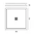 PLAFON SPOTLINE 1052/50 SOBREPOR ELEGANCE QUADRADO 50X50X4 QUATRO FOCOS ALUMÍNIO PRETO 40W 3000K - Imagem 3