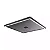 PLAFON SPOTLINE 1052/50 SOBREPOR ELEGANCE QUADRADO 50X50X4 QUATRO FOCOS ALUMÍNIO PRETO 40W 3000K - Imagem 1