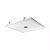 PLAFON SPOTLINE 1081/50 EMBUTIR ELEGANCE QUADRADO 50X50X4 QUATRO FOCOS ALUMÍNIO BRANCO 40W 3000K - Imagem 1