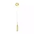 PENDENTE SPOTLINE 1095/1 SET Ø3X19CM ALUMÍNIO DOURADO 3W 3000K - Imagem 1