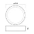 PLAFON SPOTLINE 385/3 SOBREPOR SMART REDONDO Ø35X9,5CM ALUMÍNIO PRETO 3XE27 - Imagem 2