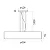 PENDENTE SPOTLINE 386/5 SMART REDONDO Ø50X9,5CM ALUMÍNIO BRANCO 5XE27 - Imagem 2