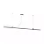 PENDENTE SPOTLINE 810/120 LED OFFICE RETANGULAR 3X120X3CM ALUMÍNIO BRANCO 18W 3000K - Imagem 1