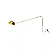 ARANDELA SPOTLINE 835/1 DOME 45X115CM ALUMÍNIO DOURADO POLIDO 1XG9 - Imagem 1