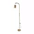 COLUNA SPOTLINE 647/1 CHÃO PISO DENVER 160X38CM ALUMÍNIO DOURADO ONO C/ BRANCO 1XE27 - Imagem 1