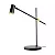 ABAJUR SPOTLINE 866/1 SUMMER 47X53CM ALUMÍNIO PRETO C/ DOURADO ONO 1XMR11 - Imagem 1