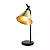 ABAJUR SPOTLINE 991/1 MALTA 43X24CM ALUMÍNIO PRETO C/ DOURADO ESCOVADO 1XE27 - Imagem 1