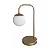 ABAJUR SPOTLINE 765/1 DROP 30X13X17CM ALUMÍNIO DOURADO FOSCO E CÚPULA DE VIDRO 1XG9 - Imagem 1