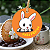 50 Tags Feliz Páscoa Coelho Laranja 60cm Para Personalizar - Imagem 5
