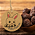 50 Tags Feliz Páscoa Coelho Kraft 6cm para Personalizar - Imagem 4