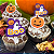 Kit Halloween Tag Aplique Sortidos Abóbora Fantasma Com 24un - Imagem 4