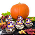 50 Apliques Halloween Boo Fantasma e Abóbora com 8,5x8cm - Imagem 2