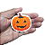 50 Tags Apliques Halloween Abóbora 6,5x6,5cm Dia das Bruxas - Imagem 4