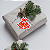 50 Tags Aplique Feliz Natal de Sinos Natalinos com 6x6cm - Imagem 7