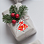 50 Tags Aplique Feliz Natal de Sinos Natalinos com 6x6cm - Imagem 4