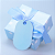 50 Etiquetas Tag Azul Bebê Chá de Revelação Kardos 4,5x7,5cm - Imagem 3