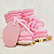 50 Etiquetas Tag Rosa Bebê Chá de Revelação Kardos 4,5x7,5cm - Imagem 3