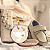 50 Tags Batizado Casamento Eucaristia Pombinha Branca 4cm - Imagem 3
