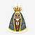Tag Decorativa Nossa Senhora Aparecida 5x7,5cm 50 uni - Imagem 1