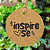 Tag Kraft Artesanato Inspire Se Redonda 6cm Com Furo 100 Uni - Imagem 3