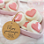 100 Tags Para Casamento Noivado Convite Kraft Redonda 6cm - Imagem 5